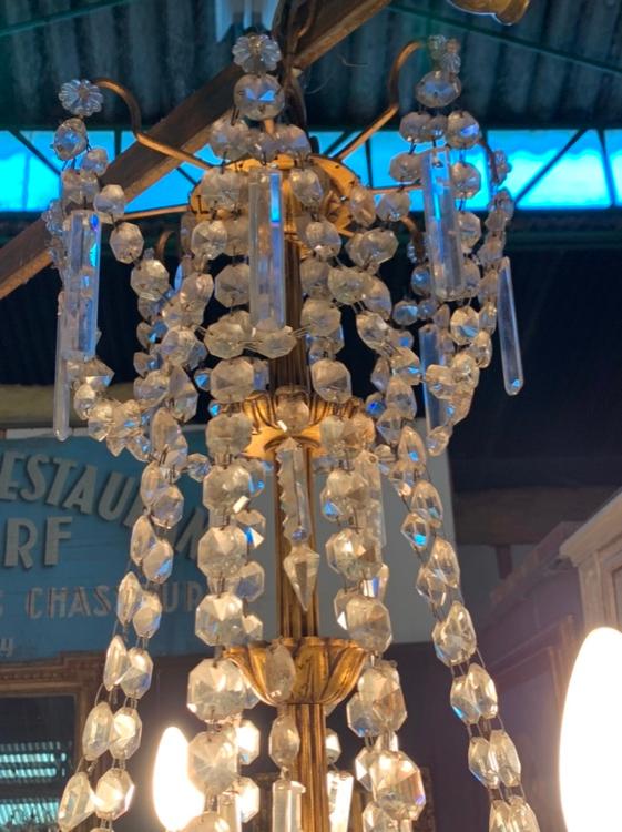 Crystal chandelier 11 lamps, c.1920